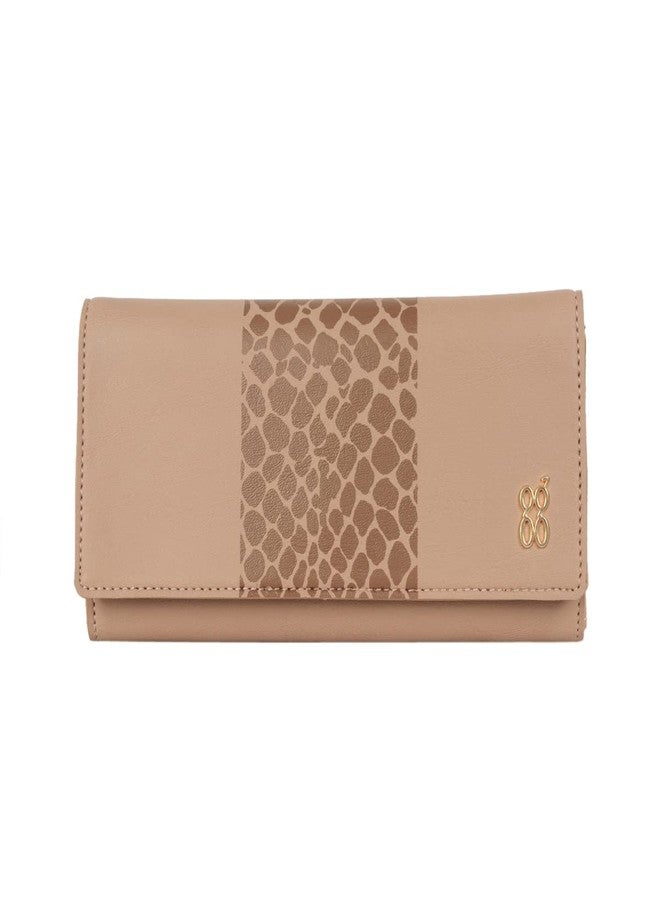 Baggit Women’s Large Wallet | Stylish Ladies Purse | Vegan Leather Credit Card & Money Holder | Secure Tri-Fold Design | Durable & Lightweight | Made in India - Image 1